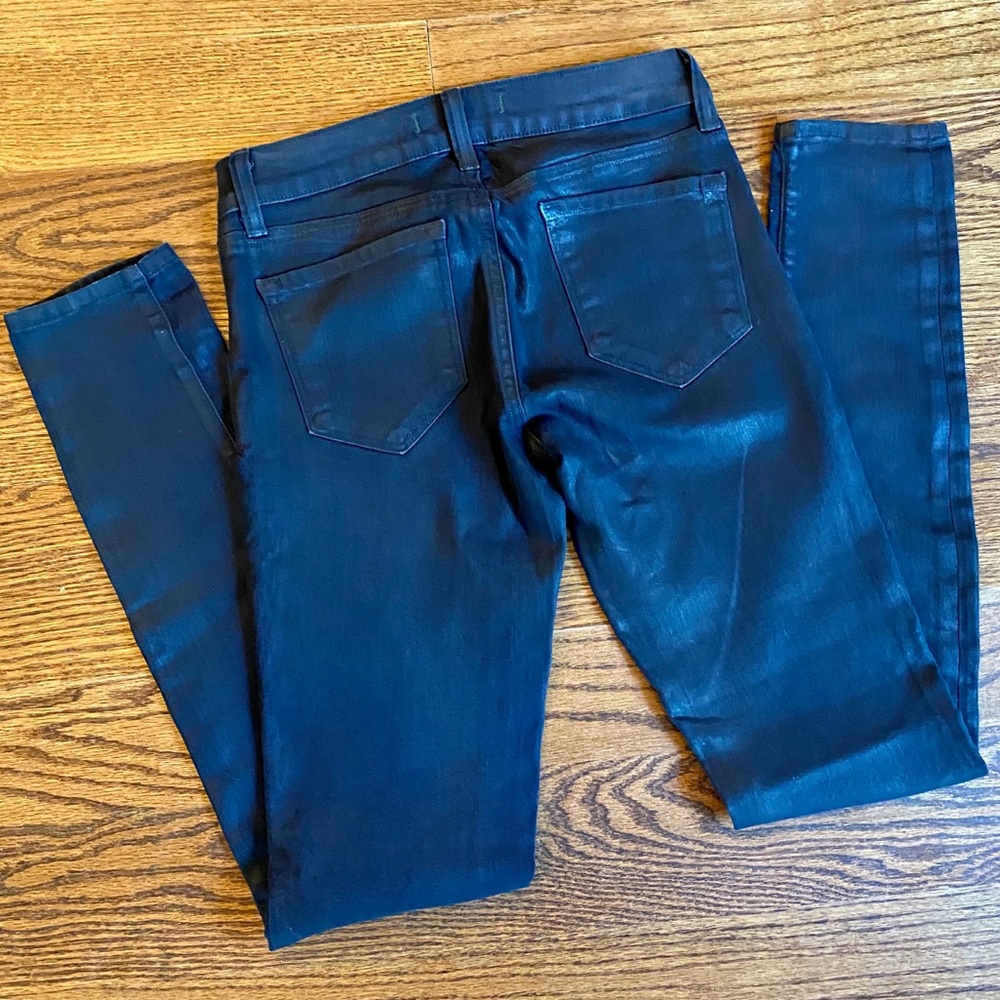 J Brand Coated Skinny Jeans in Glory Sz 26 NWOT - Picture 7 of 12